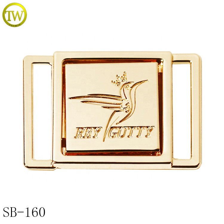 Waterproof bikini metal hardware manufacturer silver color beachwear clip clasp zinc alloy swimwear adjustable buckle fasteners