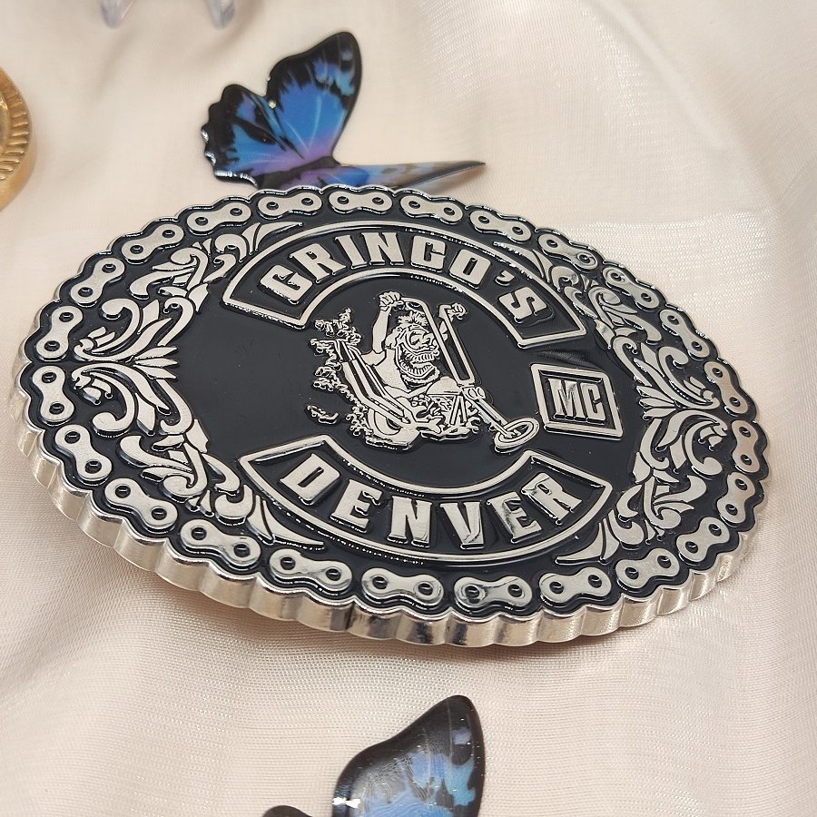 2024 new factory direct sales custom engraving metal reversible zinc alloy belt buckle