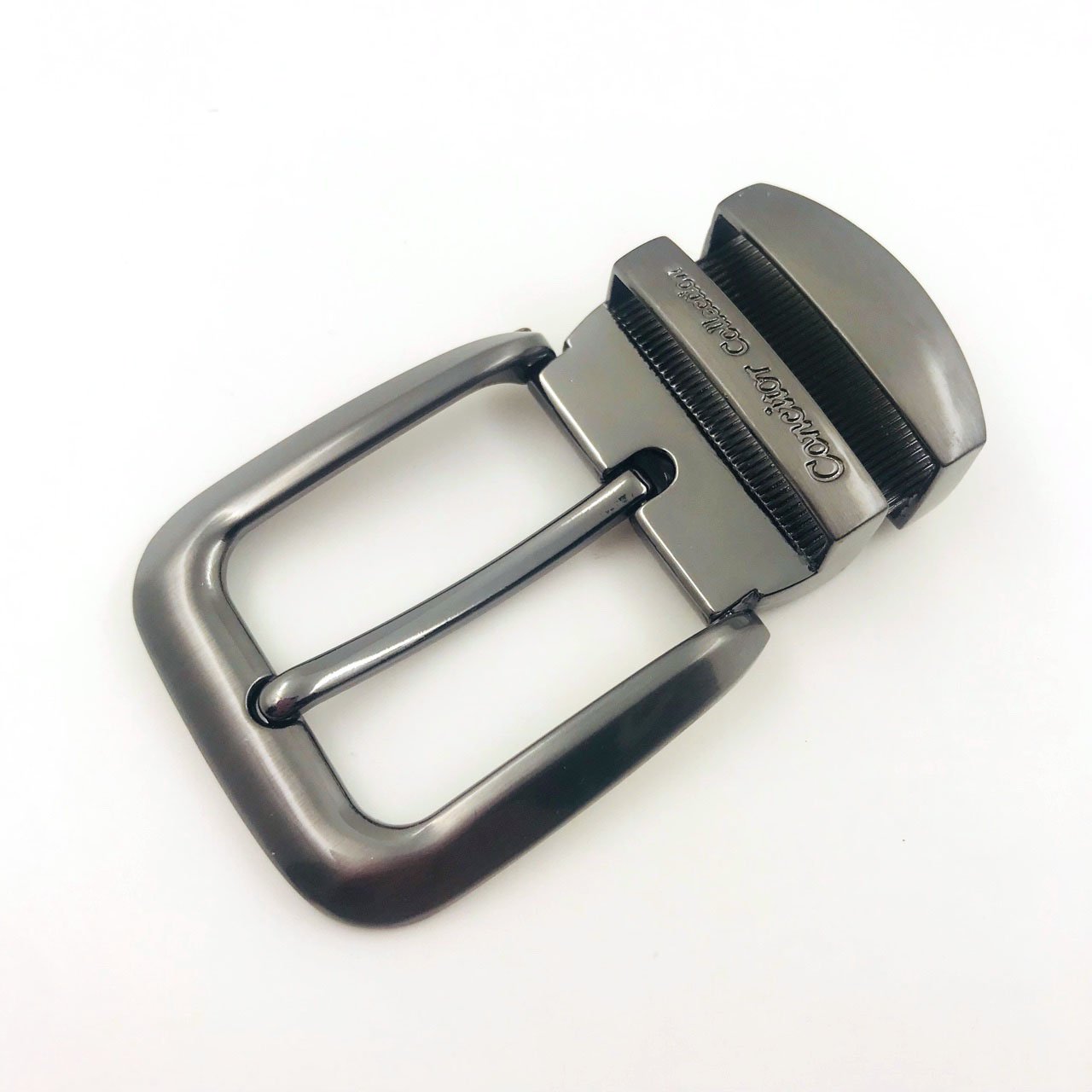 2024 high quality reversible buckles and plating color in creative style popular metal belt buckle for leather belt