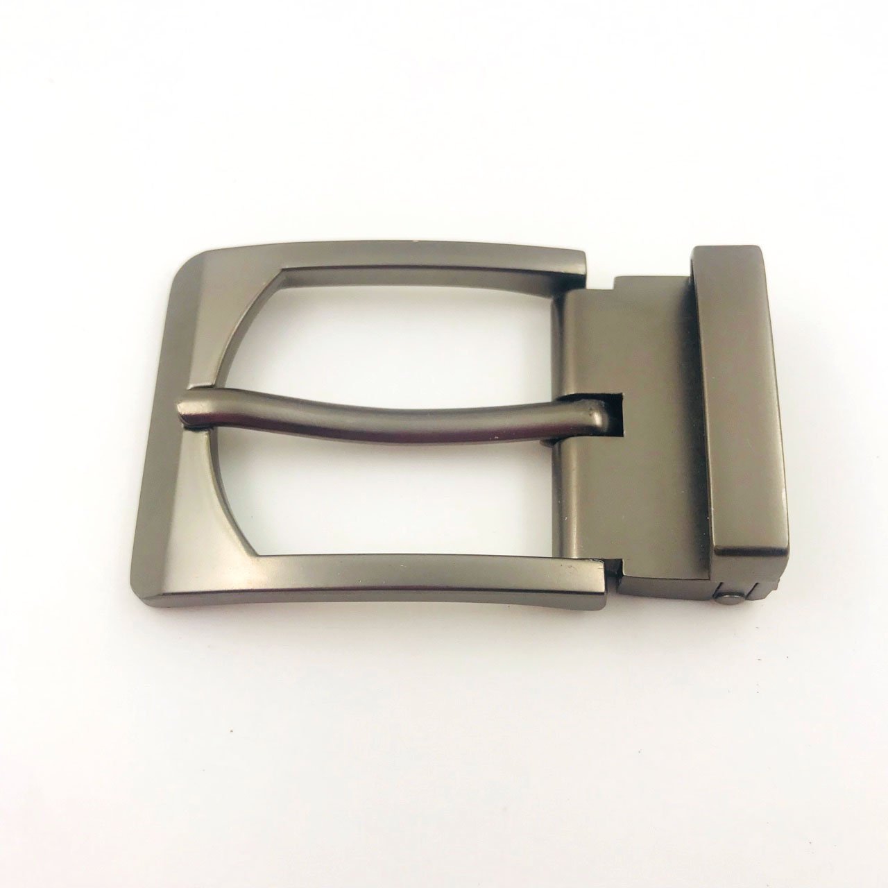 2024 high quality reversible buckles and plating color in creative style popular metal belt buckle for leather belt