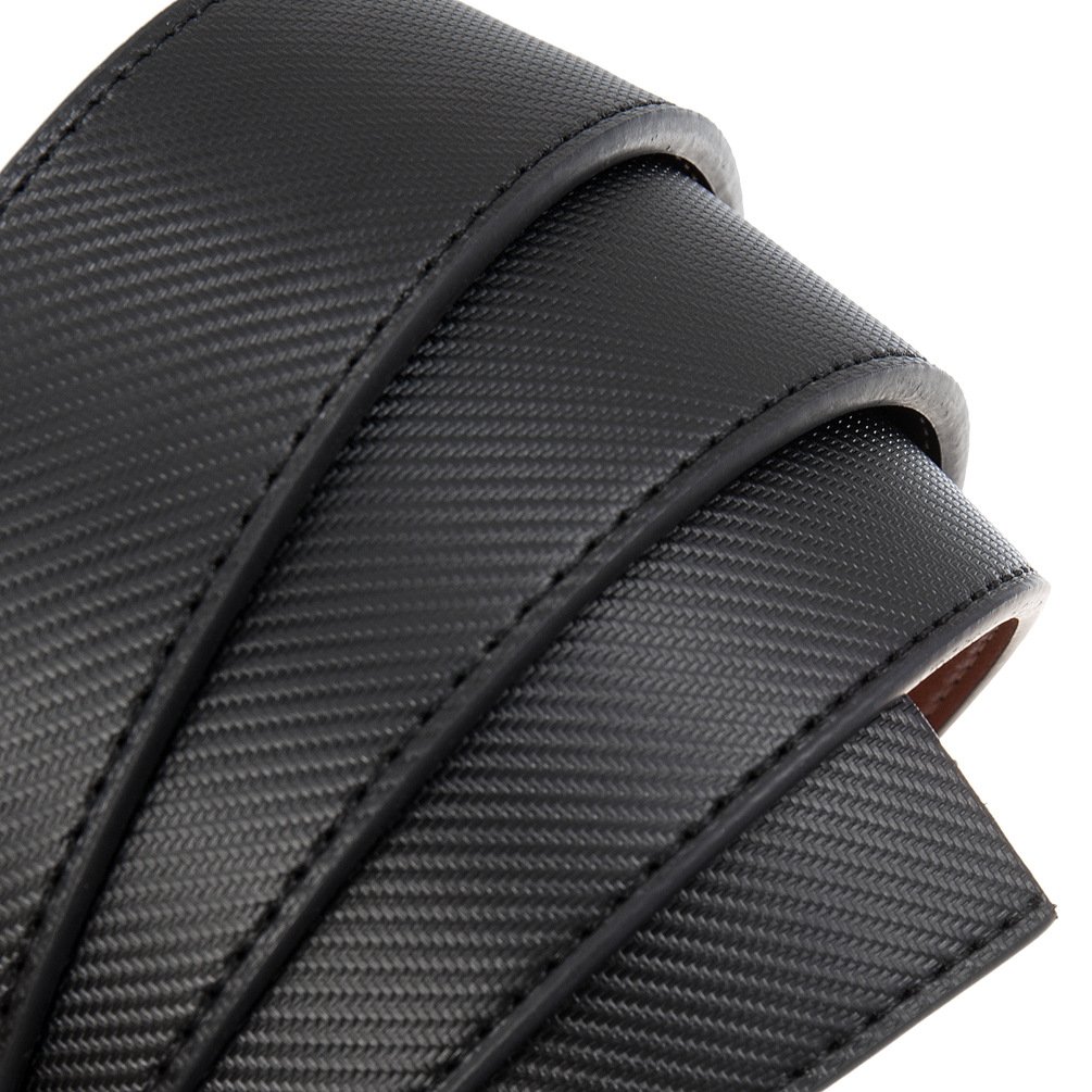 Factory OEM Custom Male Genuine Leather Belt Strap Ratche Belt Without Buckle Multicolor Automatic Buckle Cowhide Leather Strap