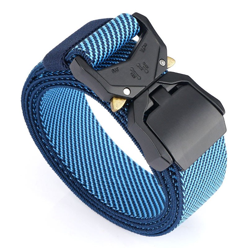 Wholesale Men's Belt Quick Release Metal Buckle Work 1.5" Nylon Web Hiking Belt with Heavy Duty Seatbelt Buckle Tactical Belt