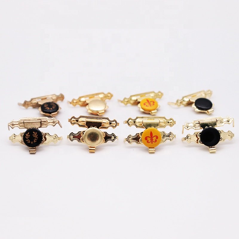 Small Concealed Buckle for Luggage Wine & Cigar Boxes Button & Lock Type for Gifts