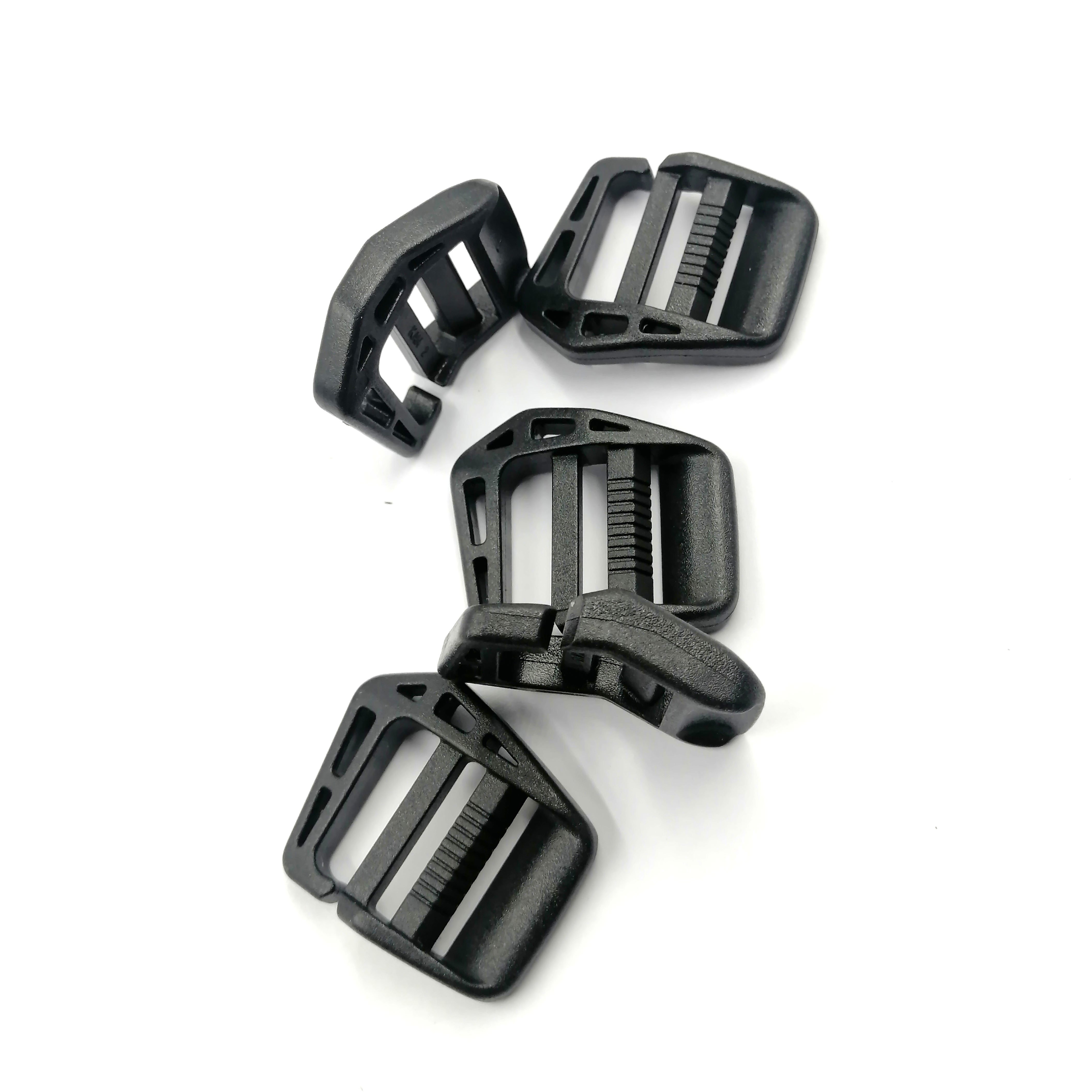 Customized Plastic Release G Hook Buckle Adjuster Slider Webbing Buckle For Backpack Accessories