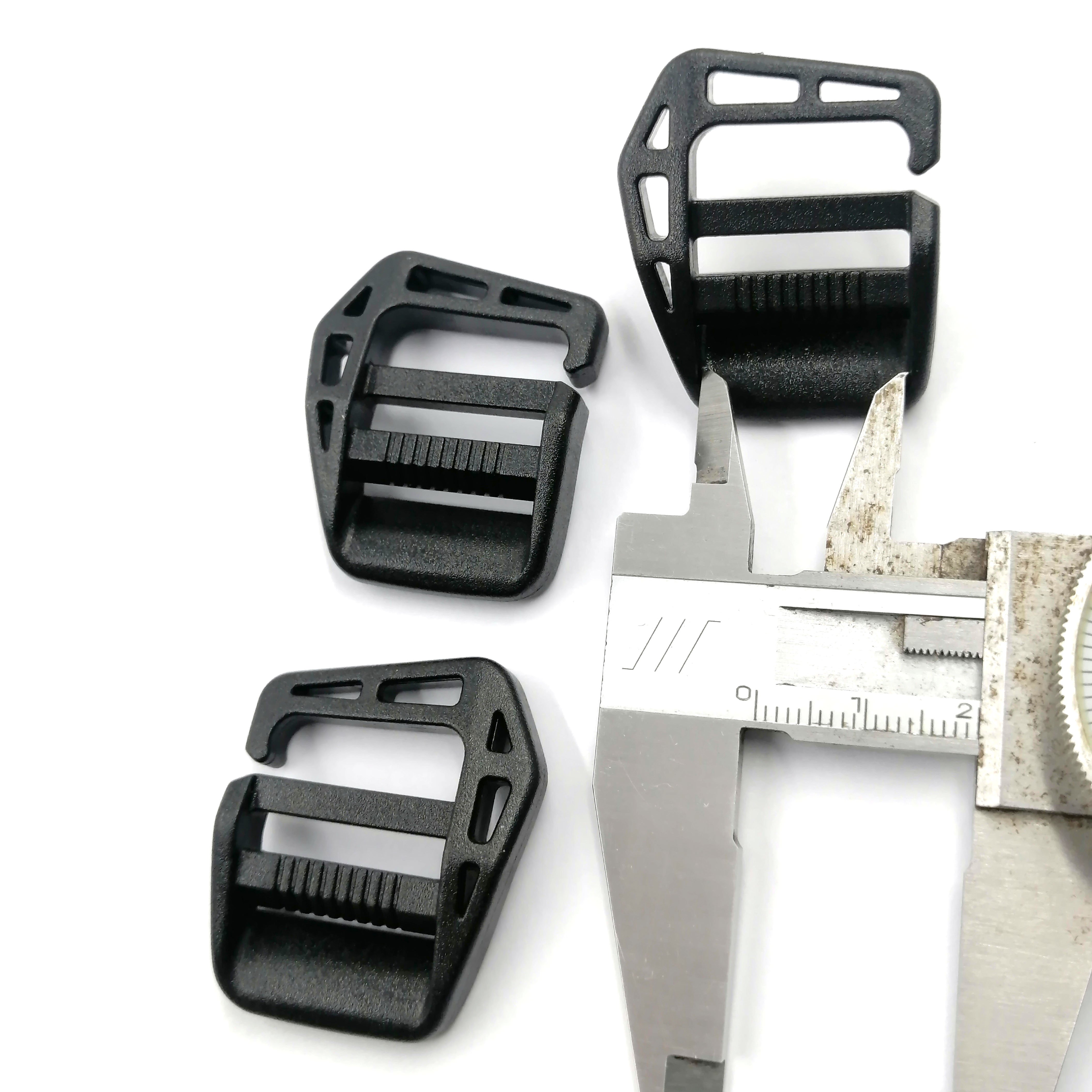 Customized Plastic Release G Hook Buckle Adjuster Slider Webbing Buckle For Backpack Accessories