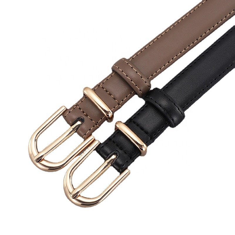Women's belt pin buckle female pure cowhide culottes belt stock wholesale Genuine Leather Belt Ladies