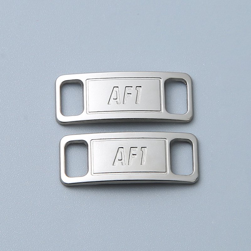 Custom Personalize with Colorful and Vibrant Shoe Lock Lace Charms Metal Shoelace Buckle for AF1 Sneaker