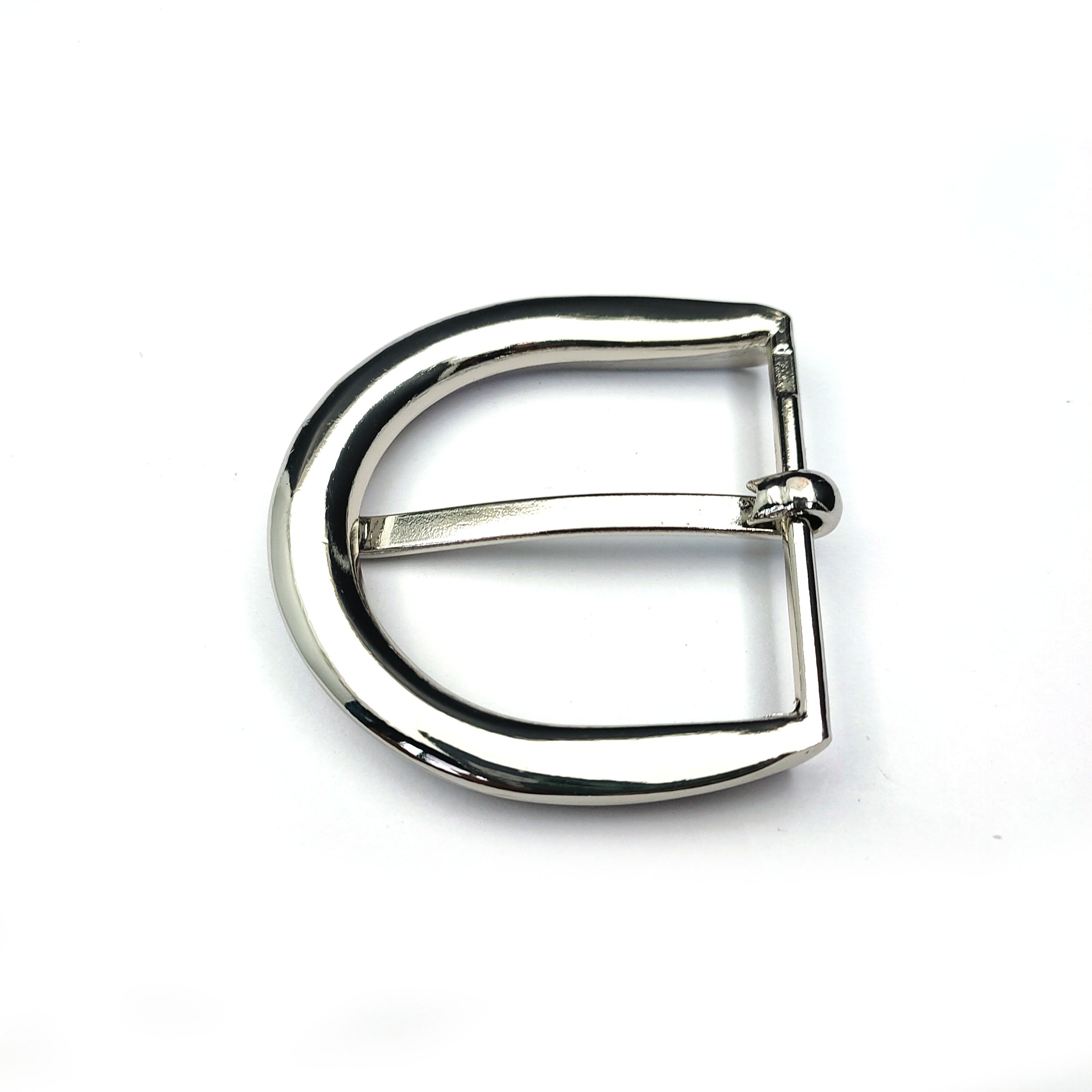 Wholesale rectangle square fabric belt pin buckle Round oval Copper Iron wrapped cloth buckle