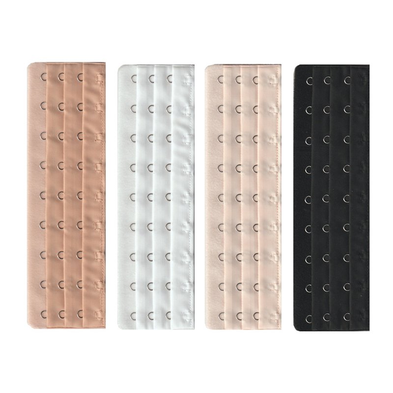 women Waist trainer Girdle Body Shaper Extender 9 Hooks 3 Rows Adjustable Soft Comfortable Bra Corsets Extension Buckle