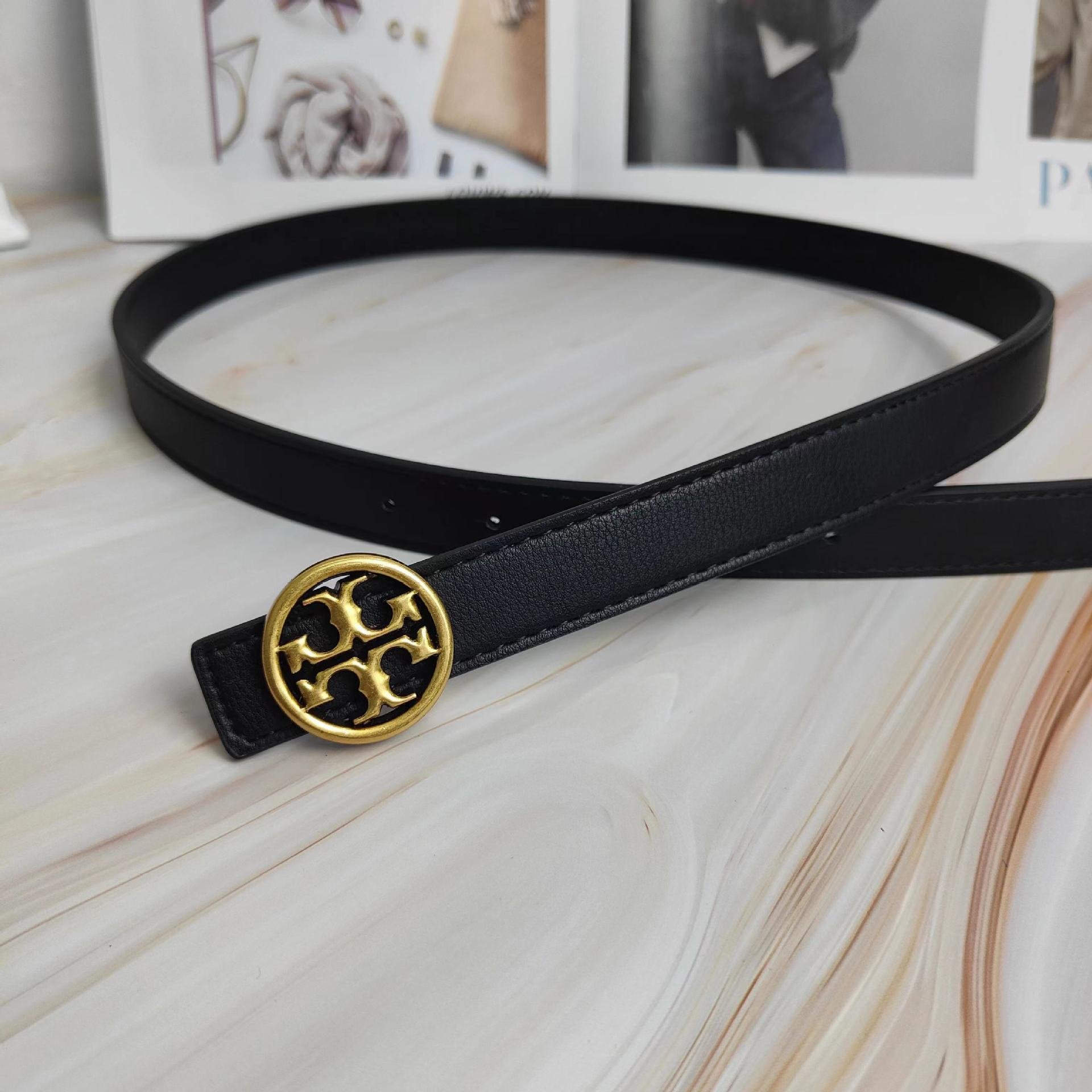 TB Luxury Designer Belts for Men and Women Custom Length Genuine Leather Famous Brand with Custom Logo Alloy Buckle