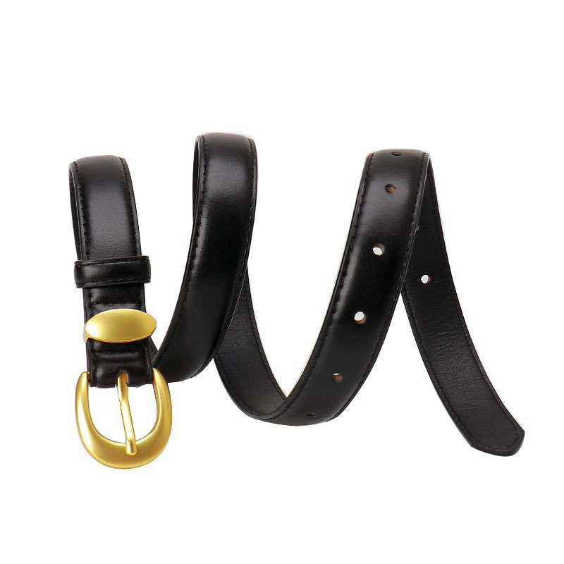 Wholesale High Quality Fashion Women's Belt Ladies Luxury Brand Belt Designer Gold Buckle Jeans Belts