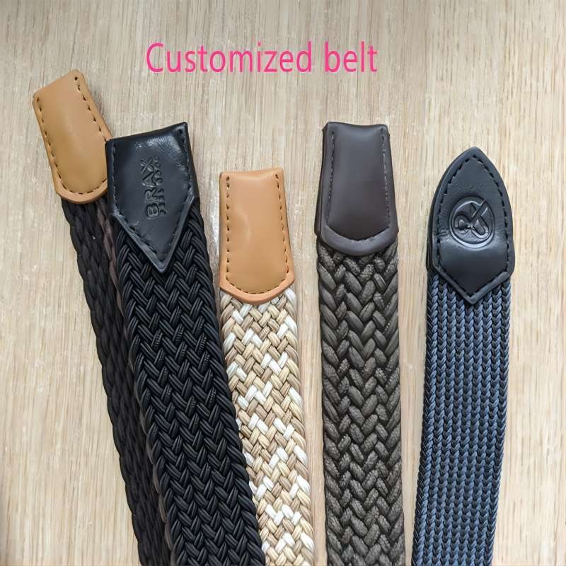 Women's belt with buckle thick leather belt women woven belts designer buckle
