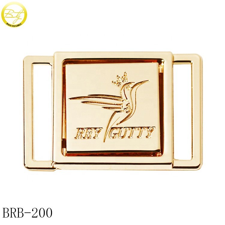 Fashion lingerie accessory gold clasps zinc alloy bikini hardware G buckle adjustable clip ring connector for bra