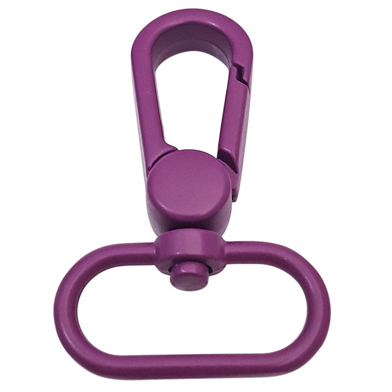 Paint Red Metal Swivel Hook Bag Strap Connector Colorful Snap Hook Turn Pet Buckle For Handbag