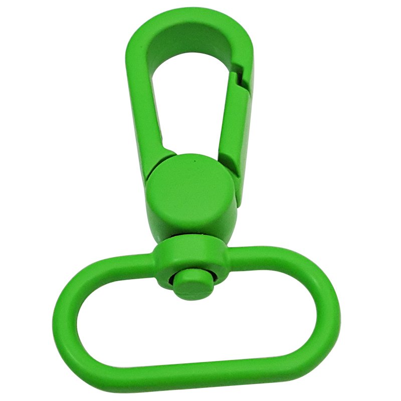Paint Red Metal Swivel Hook Bag Strap Connector Colorful Snap Hook Turn Pet Buckle For Handbag