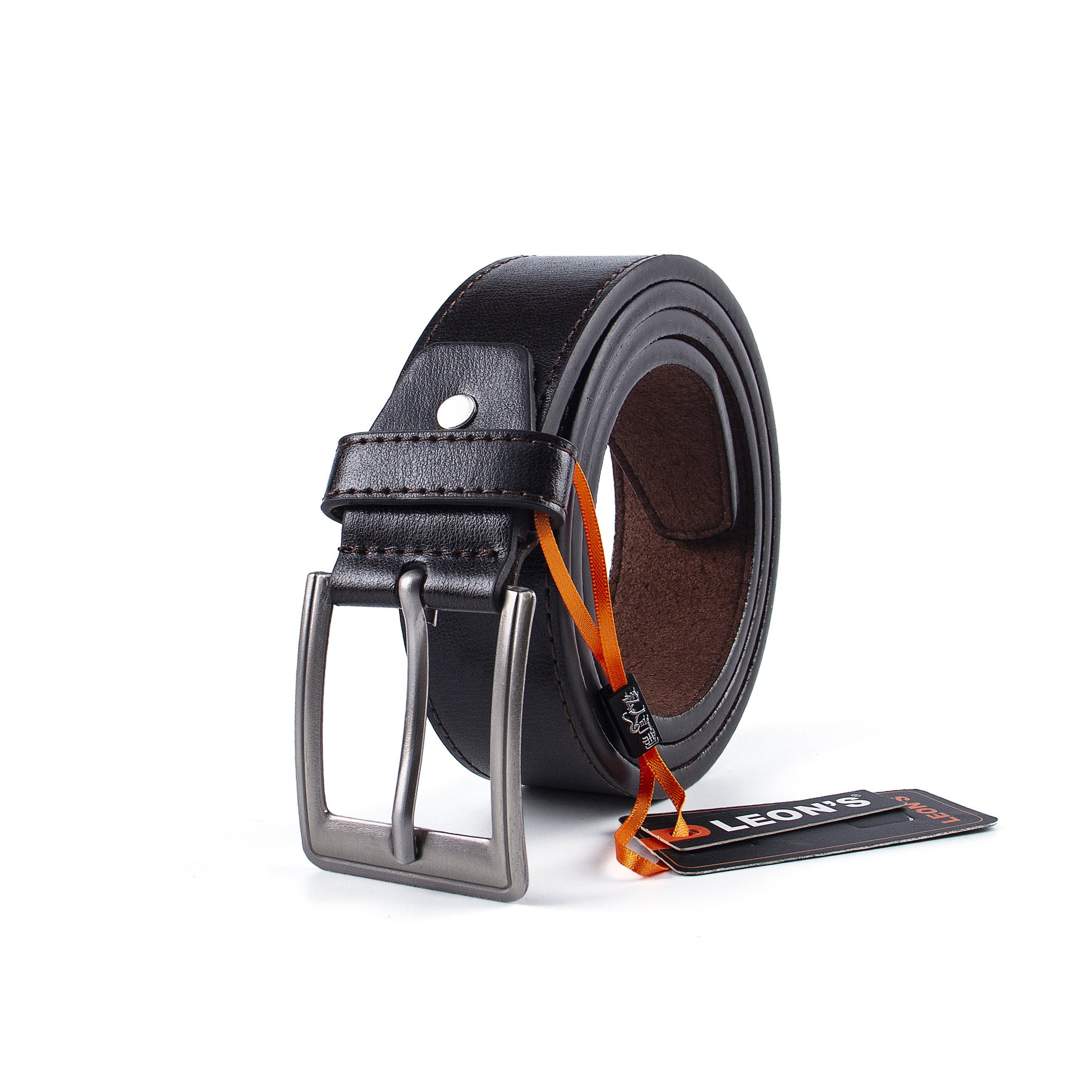 Wholesale men's cheap pin buckle belts High quality iron buckle Customized logo belt factory