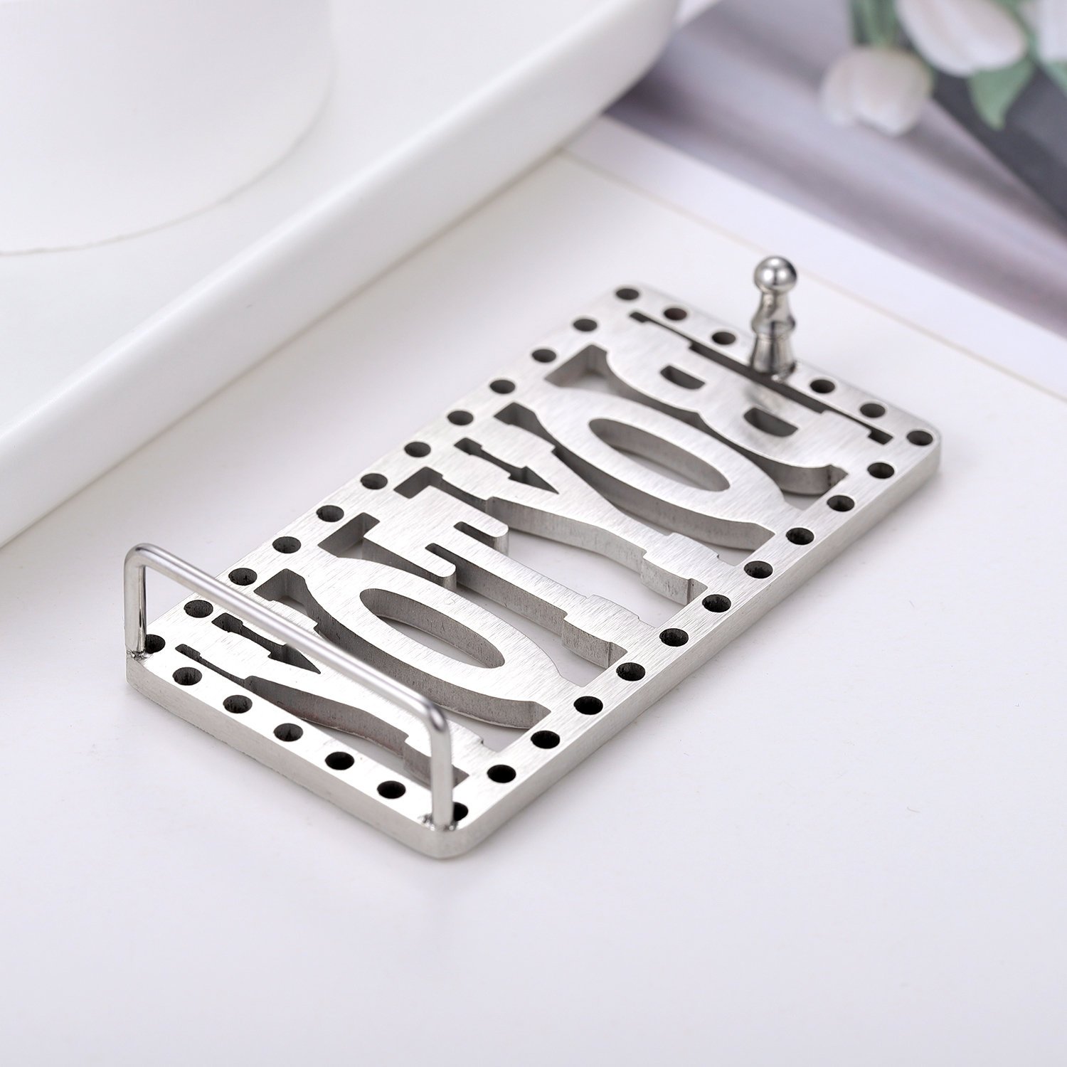 Belt Buckle Custom Manufacturer Brass Hollow Out Stainless steel 35mm 40mm Y2k Letter Shape Belt Buckle