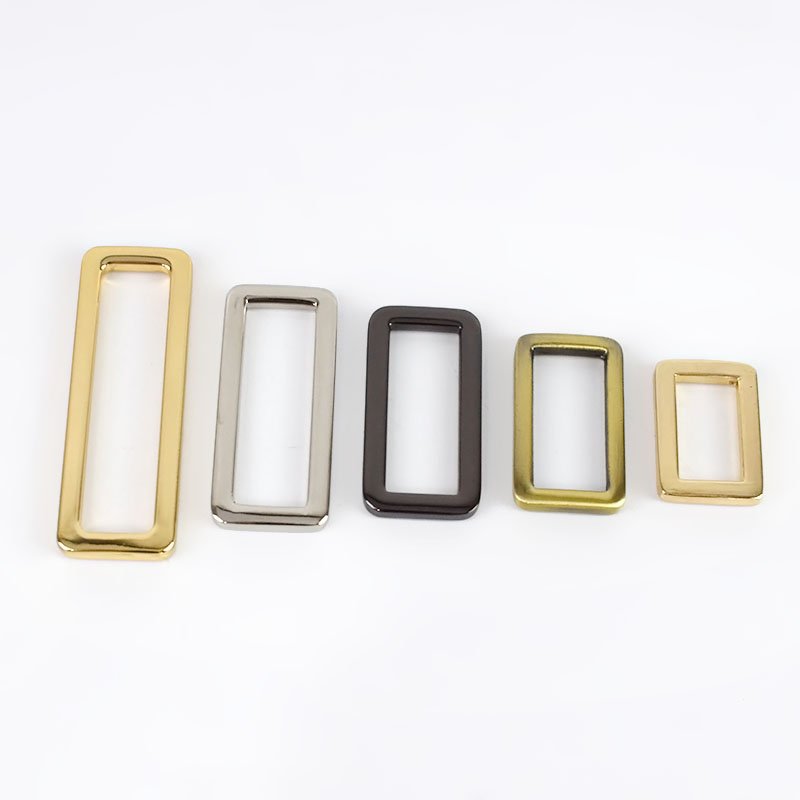 Deepeel AP264 20/25/32/38/50mm Handbag Hardware Accessories Square Adjustable Bag Strap Clasp D Ring Buckles