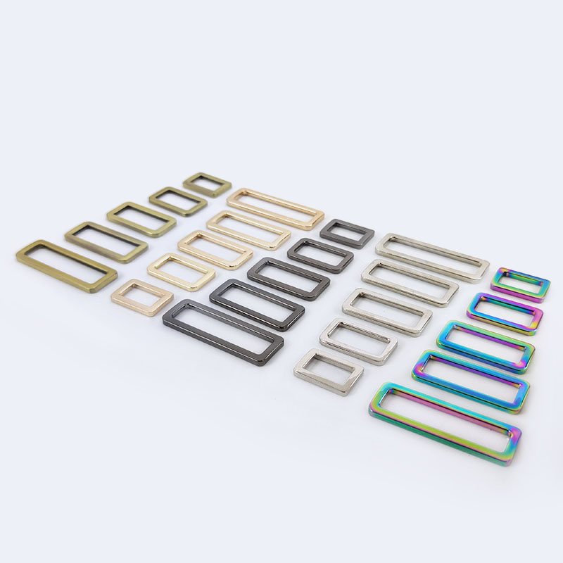 Deepeel AP264 20/25/32/38/50mm Handbag Hardware Accessories Square Adjustable Bag Strap Clasp D Ring Buckles