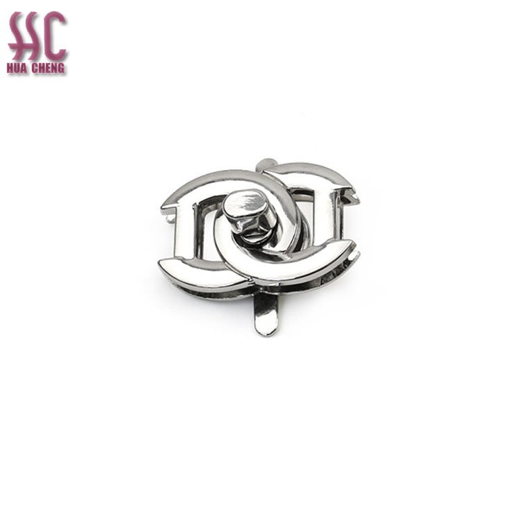 Customized Alloy Bag Lock Accessories Purse Press Twist lock for bag Luggage Snap Clasp Locks Closure Buckle Hardware