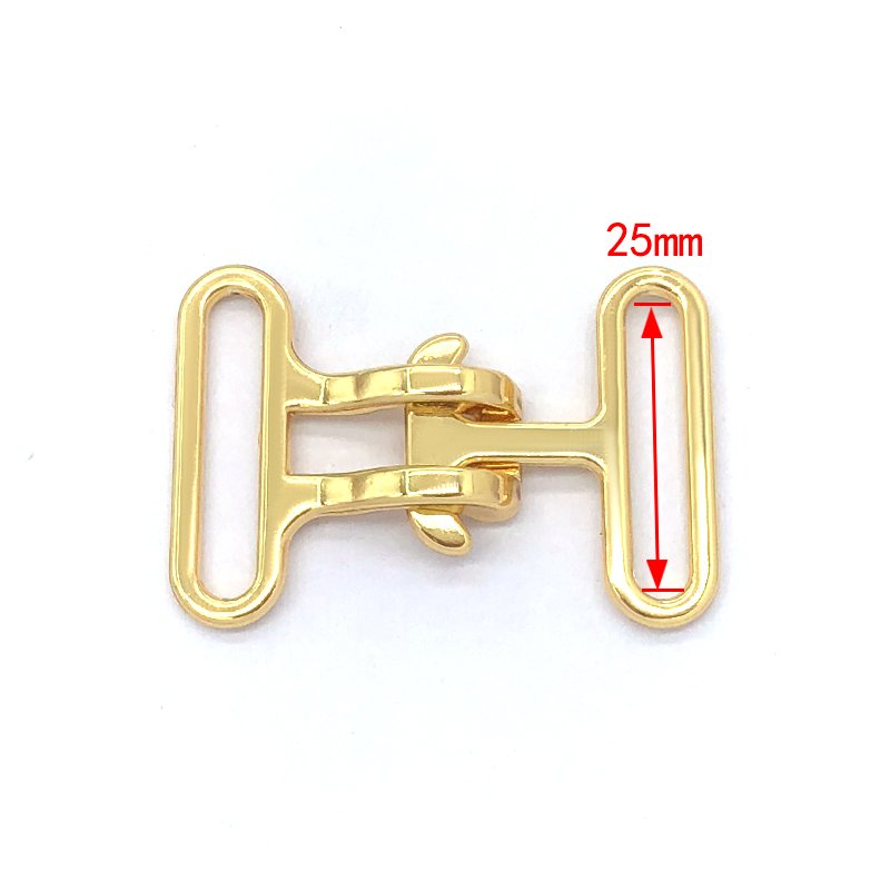 Wholesale Two Pieces Joint Silver Metal Alloy Interlocking Buckle for Belt