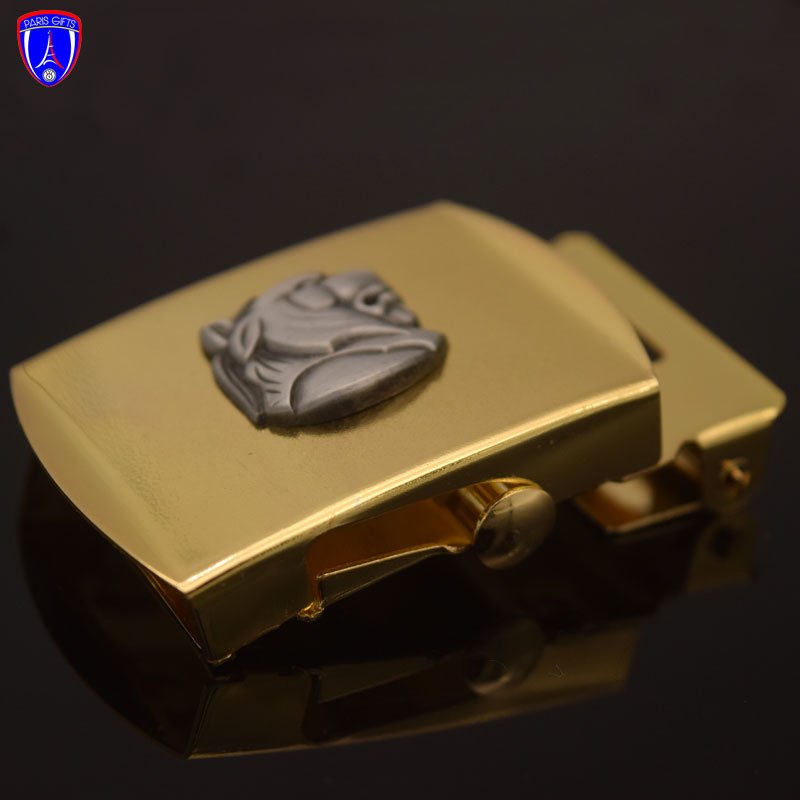 Custom high quality 3D new fashion belt buckle two-tone plating belt buckle