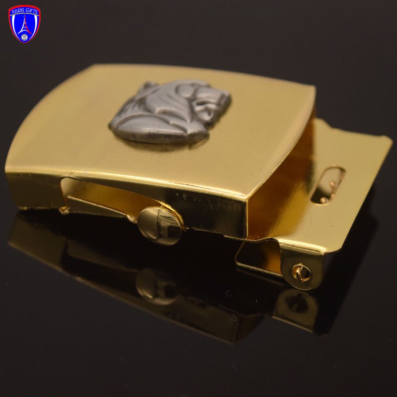 Custom high quality 3D new fashion belt buckle two-tone plating belt buckle