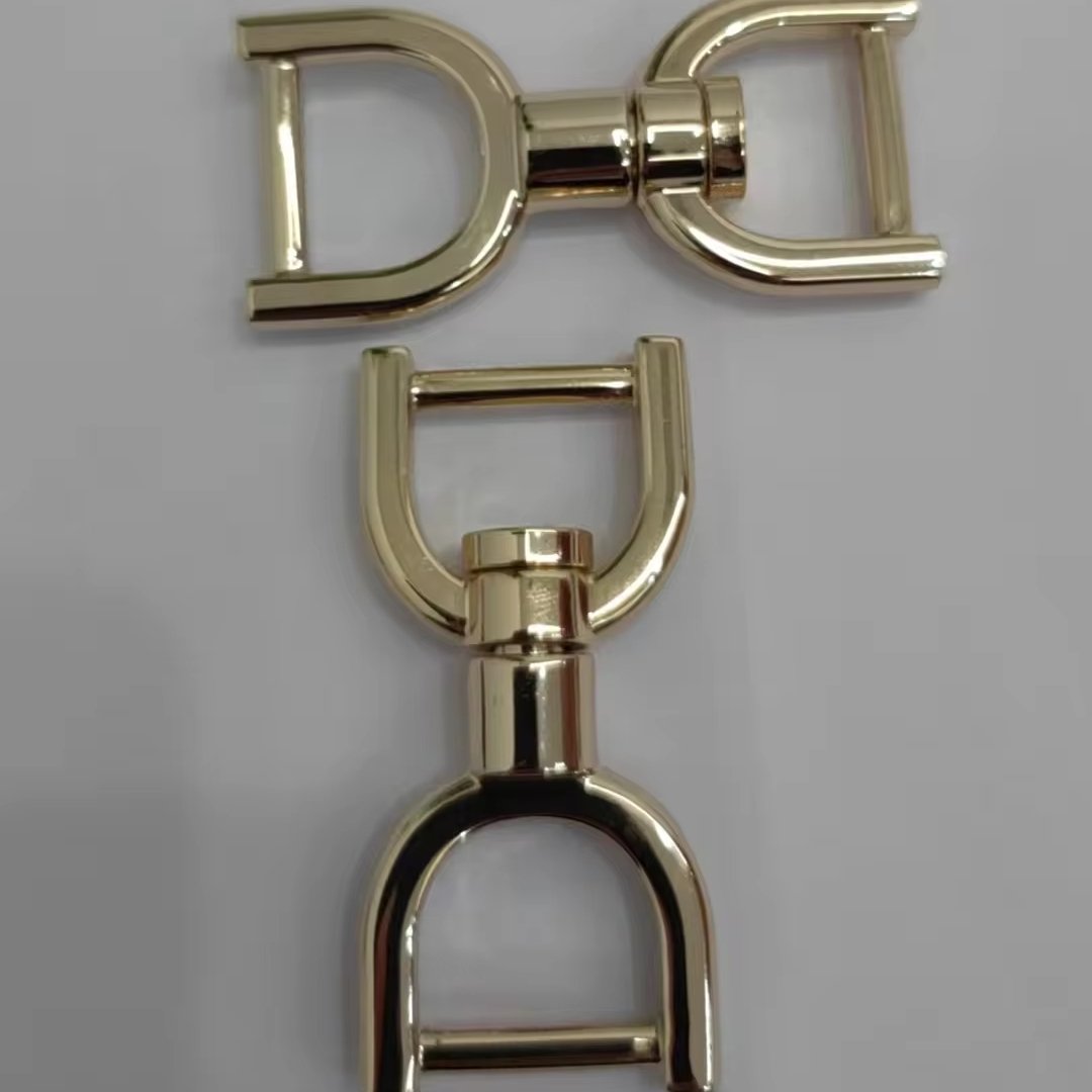Youshun Custom Decorative High quality low MOQ Quick release Metal Buckles with Zinc Alloy Plated Snap Hook Dog Clips Carabiner