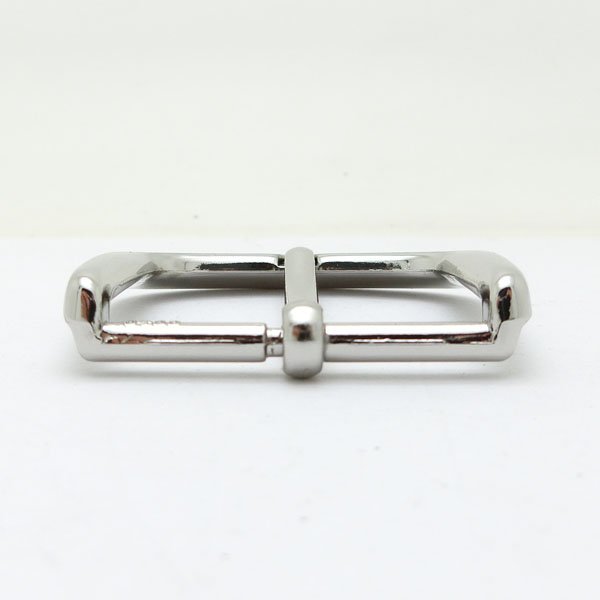 Versatile Pants And Jeans Creative 35MM Zinc Alloy Shiny Silver Custom Logo Simple Pin Buckle for Men