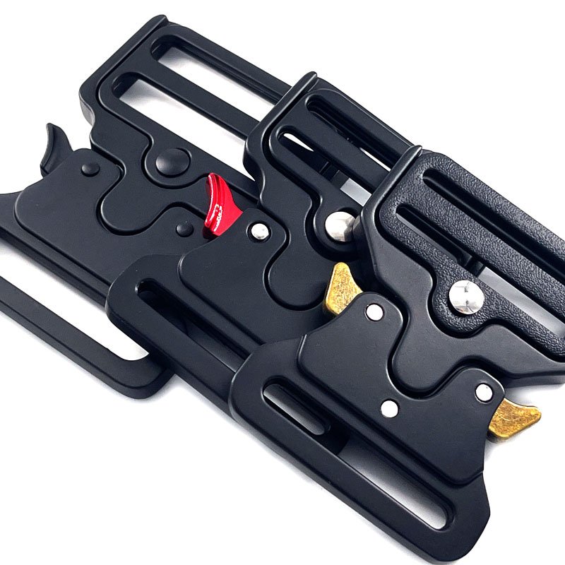 Wholesale 2" Large Heavy Duty 50MM Red Style 58MM Vest Metal Cobra Tactical Belt Buckle 45MM