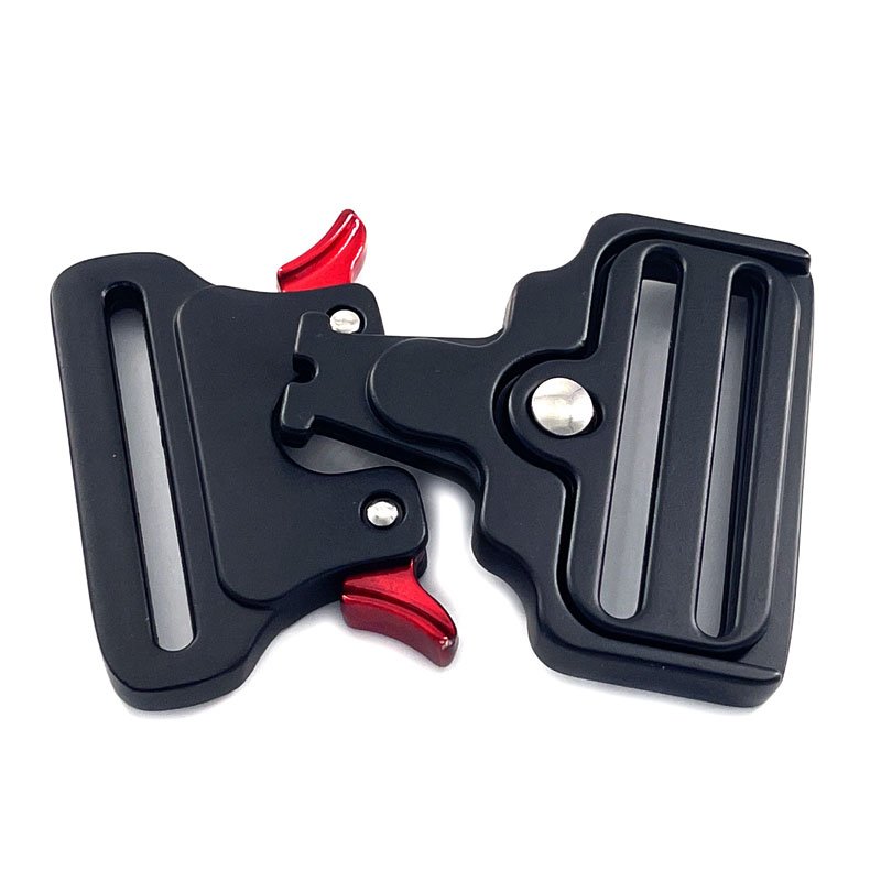 Wholesale 2" Large Heavy Duty 50MM Red Style 58MM Vest Metal Cobra Tactical Belt Buckle 45MM