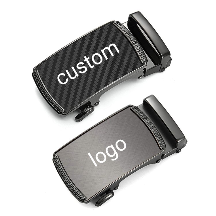 40mm Zinc Alloy Wholesale Custom Logo Men Metal Ratchet Automatic Belt Buckles