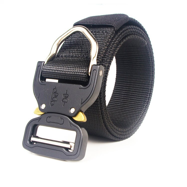 Top Design Wholesale Outdoor Heavy Duty Men Nylon Belts Metal Buckle Universal Nylon Adjustable Tactical Belt