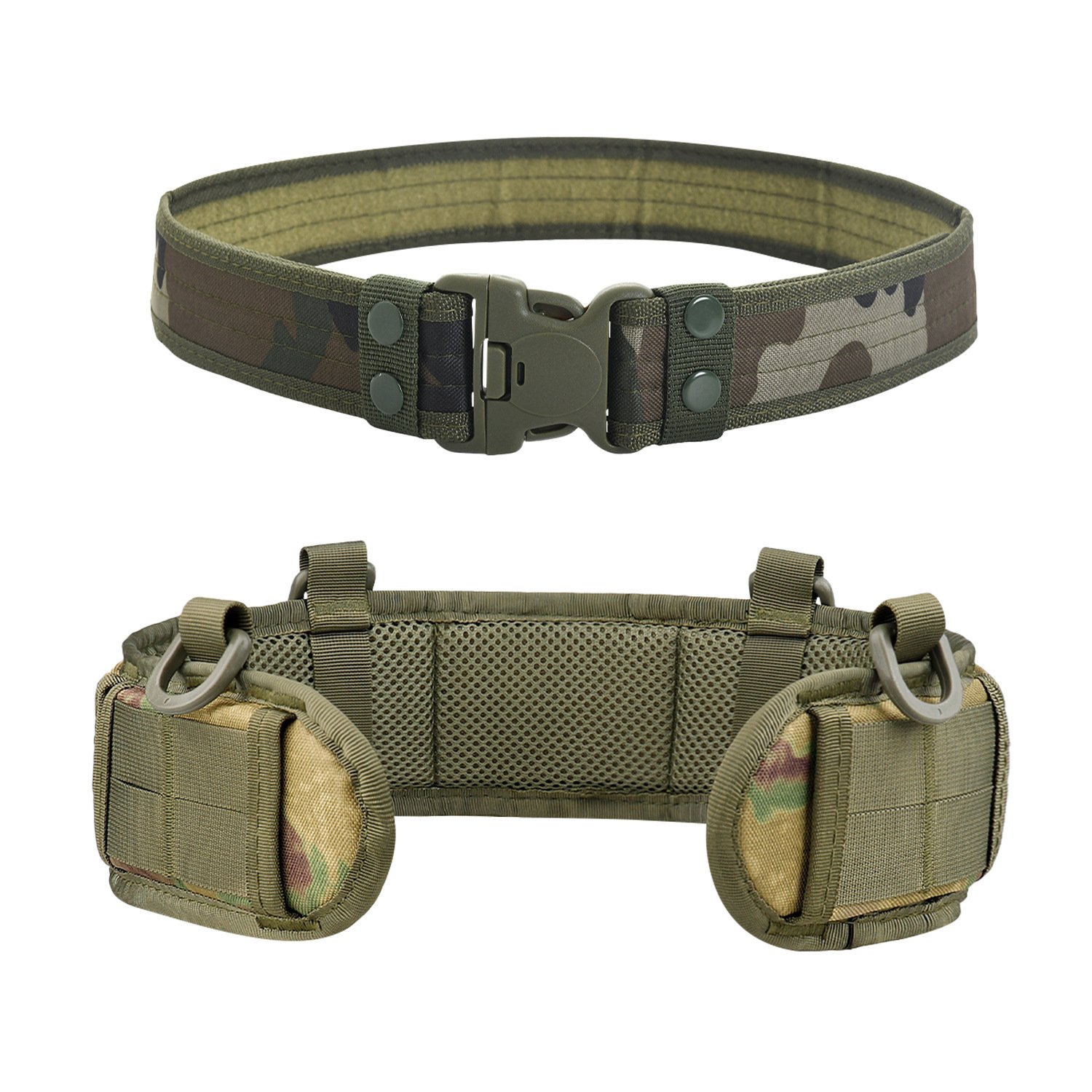 Men's & Women's Stretch Woven Braid Tactical Waist Belt Quick Release Buckle Nylon Polyester Canvas Outdoor Activities