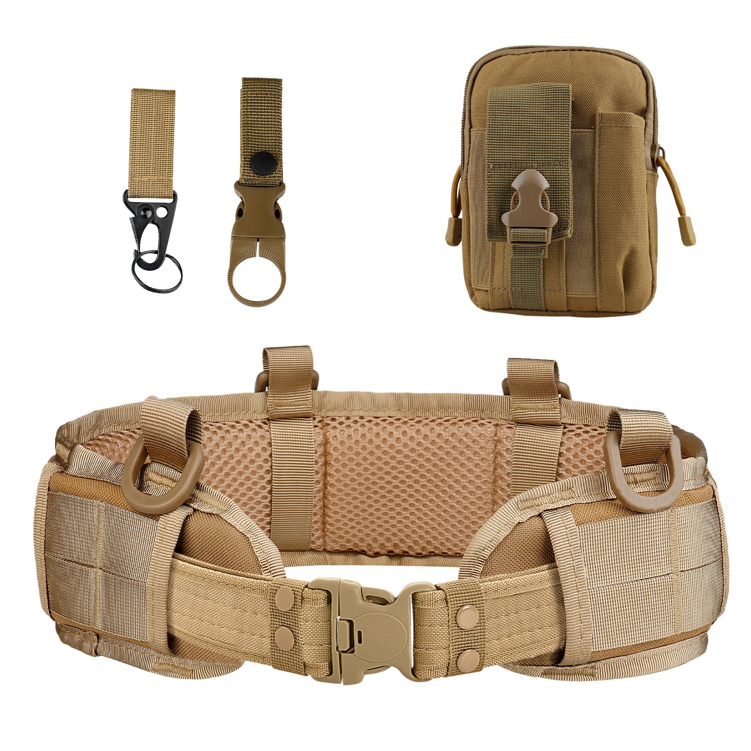 Men's & Women's Stretch Woven Braid Tactical Waist Belt Quick Release Buckle Nylon Polyester Canvas Outdoor Activities