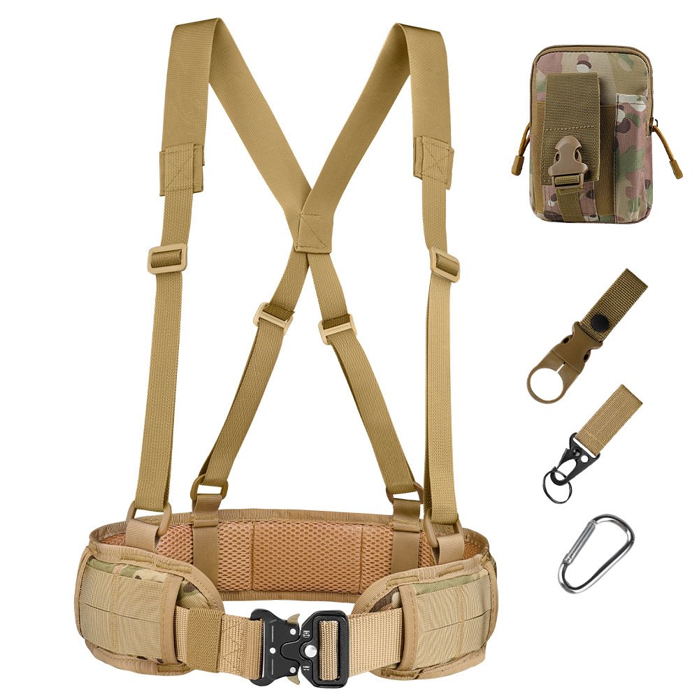 Men's & Women's Stretch Woven Braid Tactical Waist Belt Quick Release Buckle Nylon Polyester Canvas Outdoor Activities