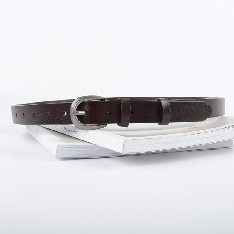 High Quality Luxury Leather Ladies Waist Belt Double Buckle Retro Carved Belt Men And Women Designer Belts
