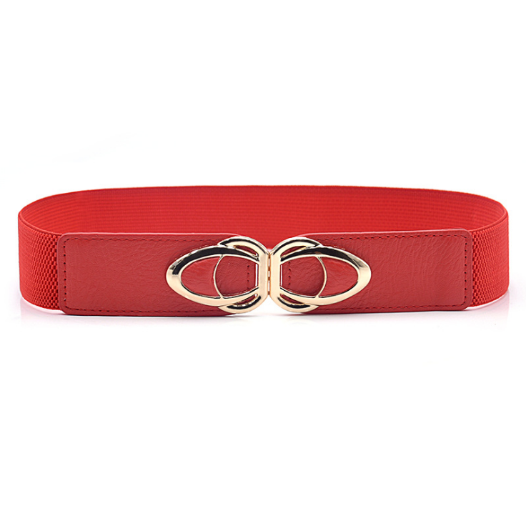 Decorative Dress Luxury Butterfly Buckle Women Belt Comfortable Ladies Elastic Waist Belt for Female