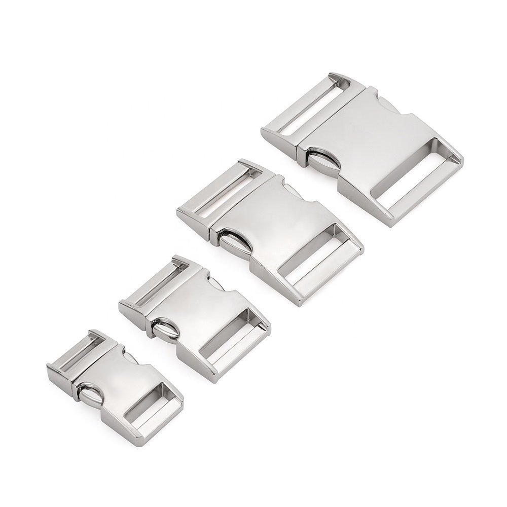 High quality metal Side release buckle metal black color Side release buckle gold Metal release buckle 50mm
