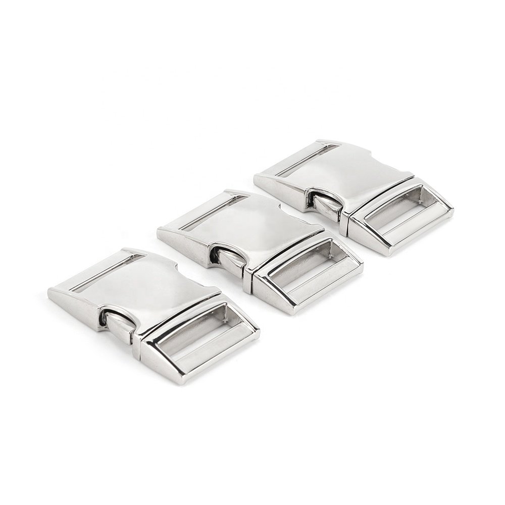 High quality metal Side release buckle metal black color Side release buckle gold Metal release buckle 50mm