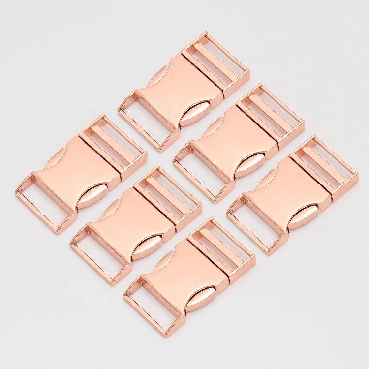 High quality metal Side release buckle metal black color Side release buckle gold Metal release buckle 50mm