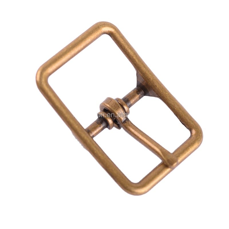 Hot Sale Zinc Alloy Center Bar Buckles Nickel Finish Belt Buckle For Dog Collar Travel Bag