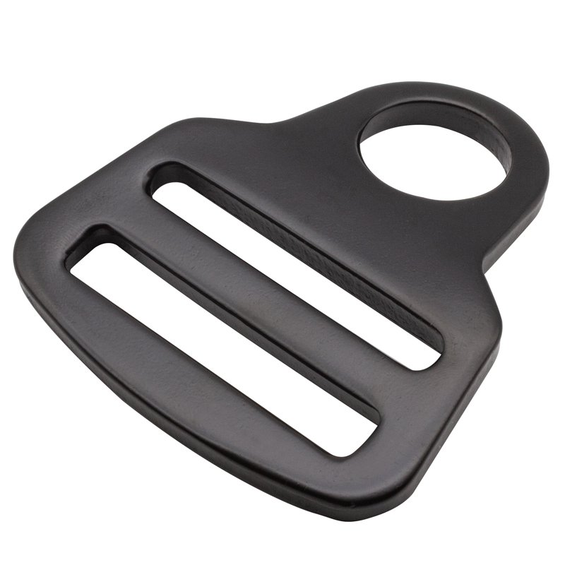 JS Custom 23KN Steel 45mm Inner Width Tri Glide Buckle D-ring For Fall Protection/Webbing