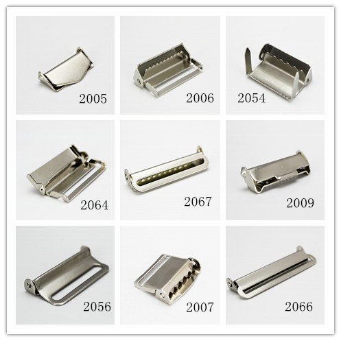 Excellent quality emboss logo metal belt buckle accessories adjust buckle cowboy belt buckle custom Clips 42*60mm