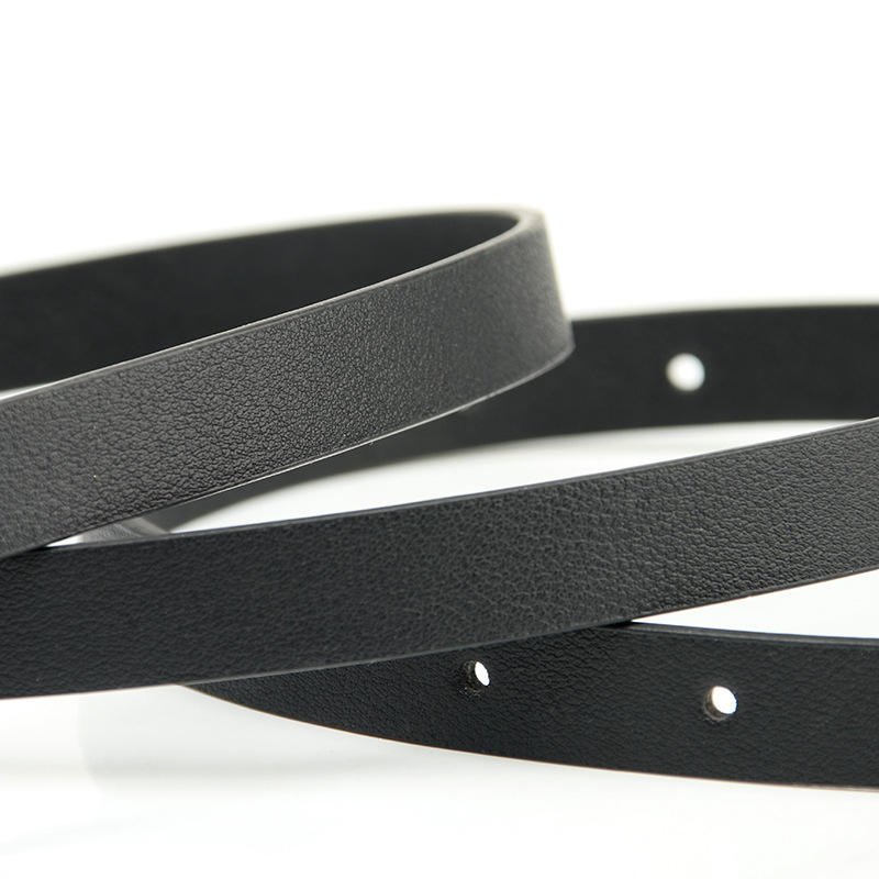 Wholesale High Fashion Real Cow Leather Belts for Women Casual & Business Use with Gold Alloy Buckle