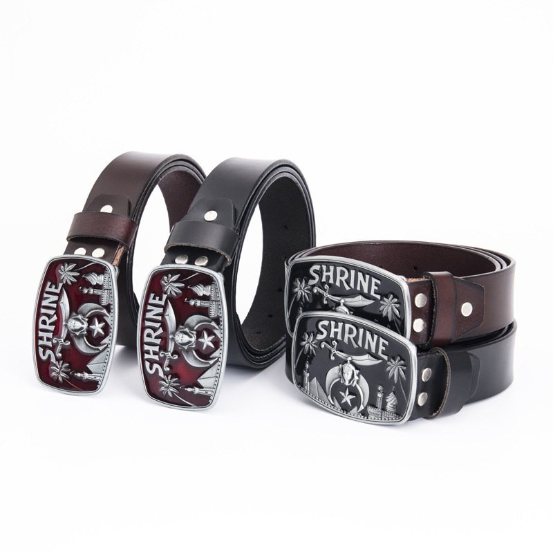 Custom Zinc Alloy Brand Men Belt Buckle For Leather Belt Metal Men's 40mm Western Cowboy Belt Buckle