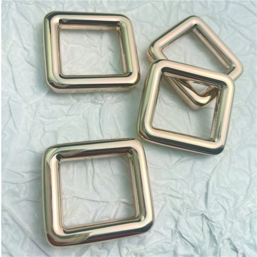 Adjustable Strap Webbing Luggage Accessories Slider Buckles For Bag Strap Slide Ring Buckle