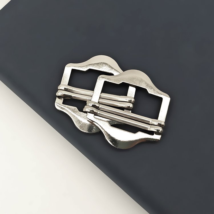 Wholesale Customized Adjustable Zinc Alloy Back Strap School Bag Buckle Belt Watch Strap Slide Rail Slider Slide Buckle
