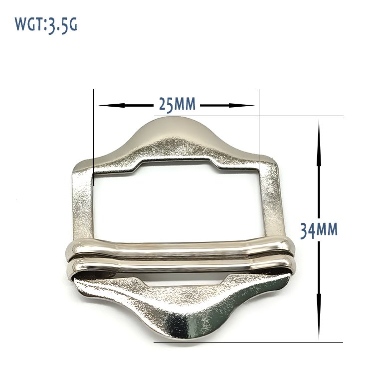 Wholesale Customized Adjustable Zinc Alloy Back Strap School Bag Buckle Belt Watch Strap Slide Rail Slider Slide Buckle