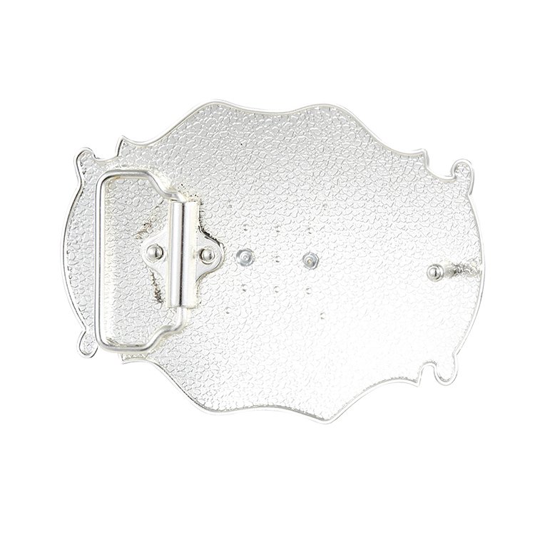 Wholesales Dual Plating Belt Buckle Western Cowboy Shiny Gold Silver Belt Buckle